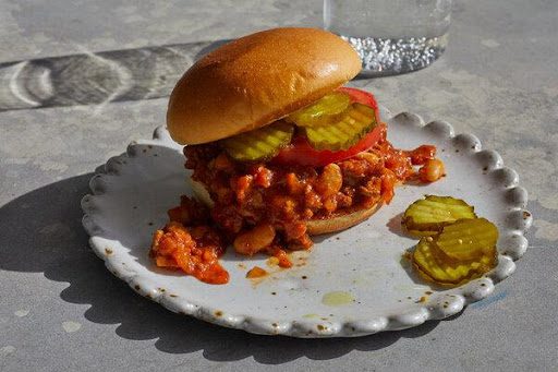 Smoky White Bean and Beef Sloppy Joes